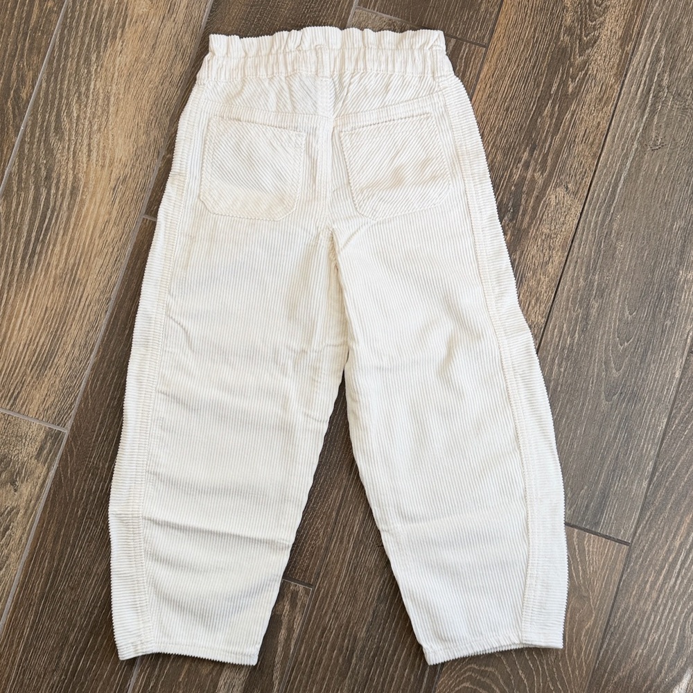 Gap Kids Girls’ Ivory Corduroy Horseshoe Pants—5 - Picture 8 of 10